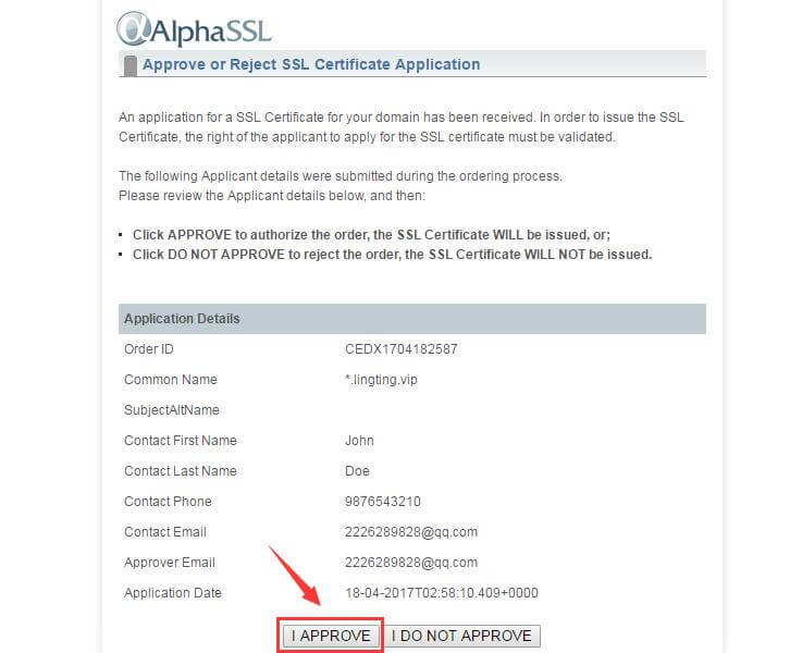 免费申请AlphaSSL泛域名证书详细教程